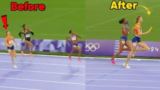 Femke Bol wins 4x400m Mixed Relay Final Paris Olympics 2024 [upl. by Zucker686]