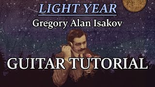 How to play quotLight Yearquot by Gregory Alan Isakov  GUITAR TUTORIAL [upl. by Miranda]