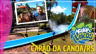 PARQUE AQUÁTICO ACQUA LOKOS O que fazer em Capão da CanoaRS [upl. by Drape414]