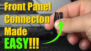 How to Connect your Front Panel Cables FPANEL Beginners Guide [upl. by Nagard]