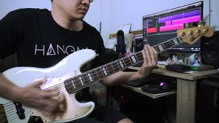 Byoushin wo Kamu  Zutomayo OP Bass Cover by Toppy [upl. by Latonia297]