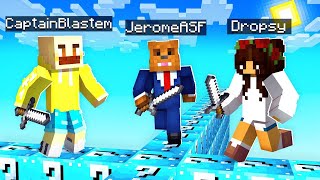 Bullying My Chat Grunder Lucky Block Walls In Minecraft [upl. by Jensen]