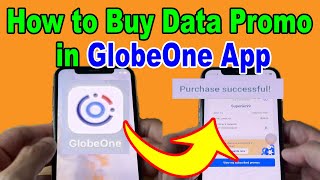 Globe One App how to buy promo using load balance 2024 [upl. by Antonella]