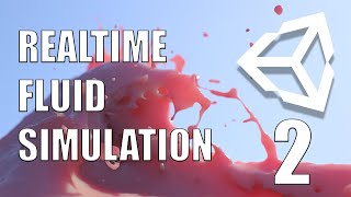 Coding a Realtime Fluid Simulation in Unity Pt 2 [upl. by Enajharas]