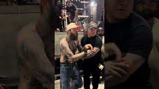 Security stops Post Malone from meeting fans [upl. by Mosira]