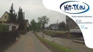 Hochwasser 2013  Fahrt durch Mülsen nach der Flut 04062013 [upl. by Tlok323]