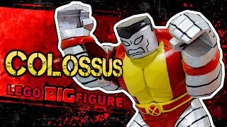 LEGO Custom Big Minifigure Inspired by Colossus from LEGO Marvel [upl. by Carolyne]