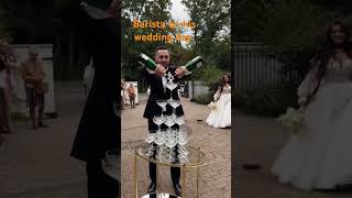 Lets do some champagne on the wedding subscribe youtube [upl. by Alfons]