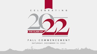 Fall 2022 Commencement Ceremony [upl. by Arymahs]