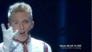 Danny Saucedo  Amazing Live in Melodifestivalen 2012 [upl. by Thistle439]