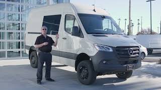 2023 MercedesBenz Sprinter Cargo Van Review  Walkaround [upl. by Acilegna]