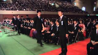 Tohoku University Graduation Ceremony March 2014 English [upl. by Blanka]