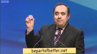 Alex Salmond at SNP Spring Conference 2011  Part 13 [upl. by Ilonka817]