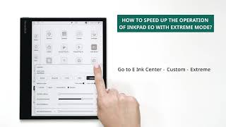 How to speed up the operation of PocketBook InkPad Eo with Extreme Mode [upl. by Eanod]