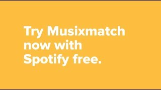 Get the Musixmatch lyrics for your Spotify music now also available for Spotify free on iOS [upl. by Bounds155]