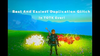 Most Simple and Best Duplication Glitch in TOTK [upl. by Yesnikcm]