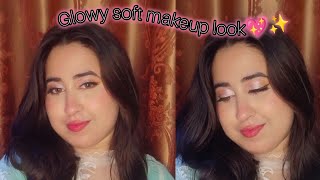 Glowy soft glam makeup look for the go Makeup with Sonia soft glam [upl. by Ethyl]