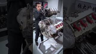 Audi A8L Engine Disassembly Part 1 short shorts [upl. by Sew]