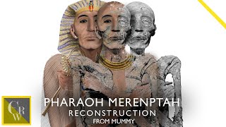 RAMSES SON RECONSTRUCTION FROM EGYPTIAN MUMMY  PHARAOH MERNEPTAH MERENPTAH [upl. by Erhart]