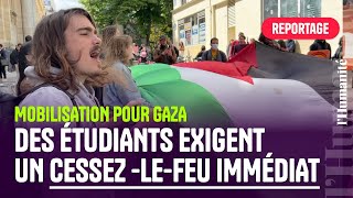 Occupation de la Sorbonne Pour un cessezlefeu à Gaza et une soif de liberté [upl. by Gorlin]