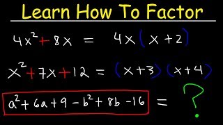 Factoring Trinomials amp Polynomials Basic Introduction  Algebra [upl. by Alhan]