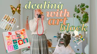 dealing with art block ⋆꙳•̩̩͙❅̩̩͙‧͙ december studio vlog [upl. by Carrol]