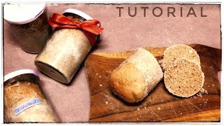 Tutorial Dinkelbrot auf Vorrat bis zu 6 Monate haltbar Schöne selbstgemachte Geschenkidee [upl. by Misak]