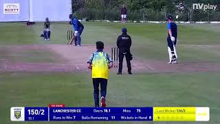 Lanchester CC select 11 Vs Durham Cricket Academy [upl. by Nennarb112]