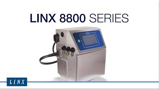 Linx 8800 Series CIJ  Linx 8820 amp 8840 – Date and Batch Printers [upl. by Antipus208]