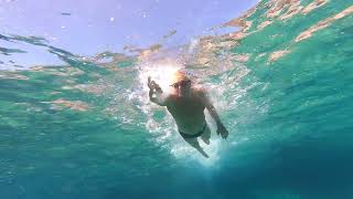 Freestyle swimming video stroke analysis filmed in Montenegro [upl. by Cowles]