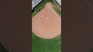 Softball Field Transformation with GPS Guided Turf Tank Robot softball sports espn shorts [upl. by Akim]