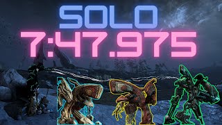 Solo 1x3 747975 RT  Warframe Eidolon Speedrun [upl. by Stav675]