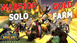 WoW Classic  Warrior SOLO Gold Farm 75ghr  NO gathering [upl. by Andie598]