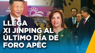 quotYa ingresó el presidente de Chinaquot Expectativa por la llegada de Xi Jinping en último día de APEC [upl. by Aksehcnarf]