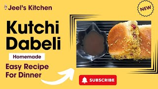 Kutchi Dabeli Recipeकच्छी दाबेली।કચ્છીદાબેલીIndian Street FoodEasy RecipeJeelsrkitchen [upl. by Mazonson]