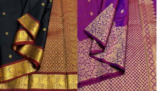 WhatsApp 8446603061 pure handmade kanchipuram silk saree [upl. by Alaaj]