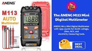 The ANENG M113 Mini Digital Multimeter [upl. by Cesare]