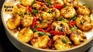 STIR FRY PRAWNS  CHILLI GARLIC SHRIMP STIR FRY  SHRIMP STIR FRY RECIPE [upl. by Pirozzo108]