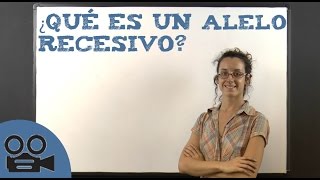 Qué es un alelo recesivo [upl. by Aikyn]