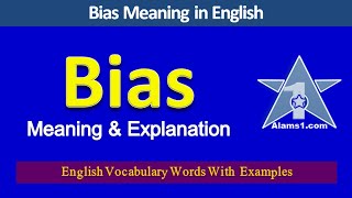 BIAS MEANING in English  Bias Pronunciation Definition amp Sentence Examples  Eng to Eng Vocab [upl. by Jaal]