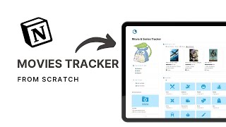 2024 Notion Tutorial  Notion Movie amp Series Tracker Full Tutorial amp Free Template [upl. by Shoifet]