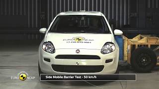 Euro NCAP Crash Test of Fiat Punto [upl. by Jamille]