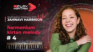 Jahnavi Harrison STYLE  Harmonium kirtan melody 4 Radhadesh Mellows 2015 [upl. by Gurango]