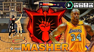 Dominating with the BEST Inside Center Build in Pro Am 2K25 [upl. by Ydnak]