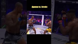 NGANNOU vs FERREIRA ⚡️ KO Highlights ngannou ferreira ngannouvsferreira shorts [upl. by Ettenig341]