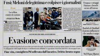 Rassegna stampa 26 GENNAIO 2024 Quotidiani nazionali italiani Prime pagine dei giornali di oggi [upl. by Haimerej]