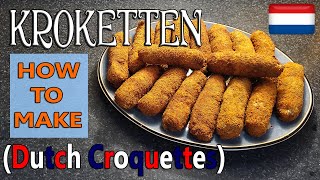 Make Kroketten  Dutch Croquettes🇳🇱 [upl. by Mckay]