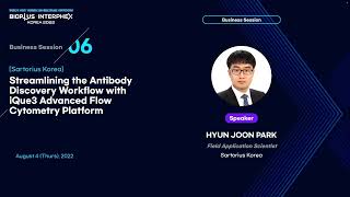 Business Session Sartorius Korea Streamlining the Antibody Discovery Workflow with iQue3 [upl. by Ynohtn]