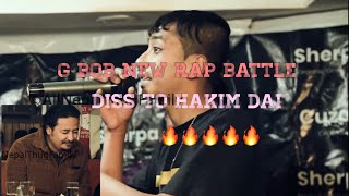 G bob new rap battle diss to hakim dai 🔥🔥🔥 [upl. by Ladnek]