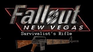 Fallout New Vegas  Unique Weapons Survivalists Rifle [upl. by Thorlay156]